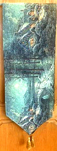 Thomas kinkade table runner - kinkade,