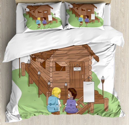 Log cabin duvet - log,