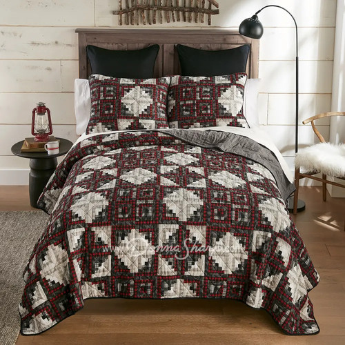 Donna sharp log - cabin, star