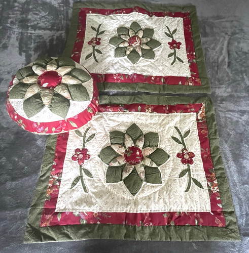 Set quilted floral - set,