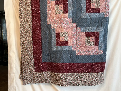 Handmade log cabin block - handmade,